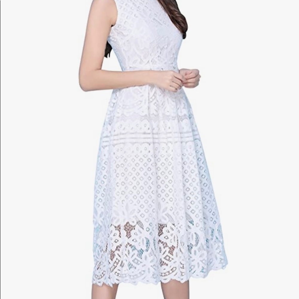 White dress